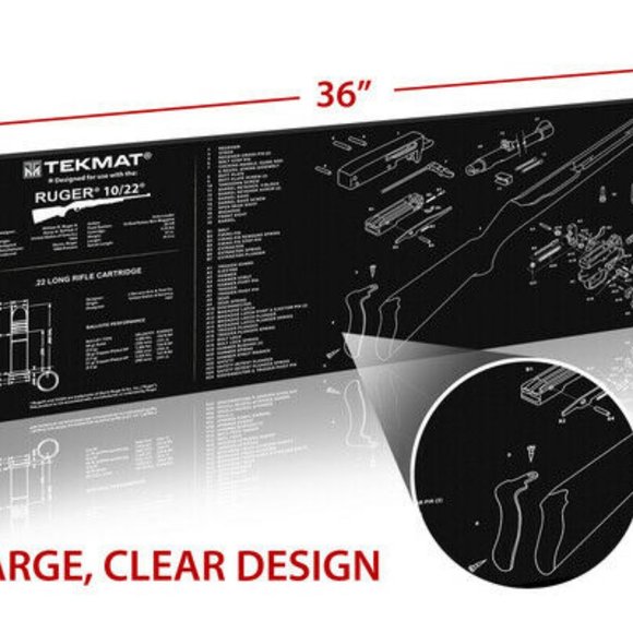 NWT Tekmat Gunn Accessories, Cleaning Mat Ruger 10/22, TEK-44-1022 - Picture 3 of 7